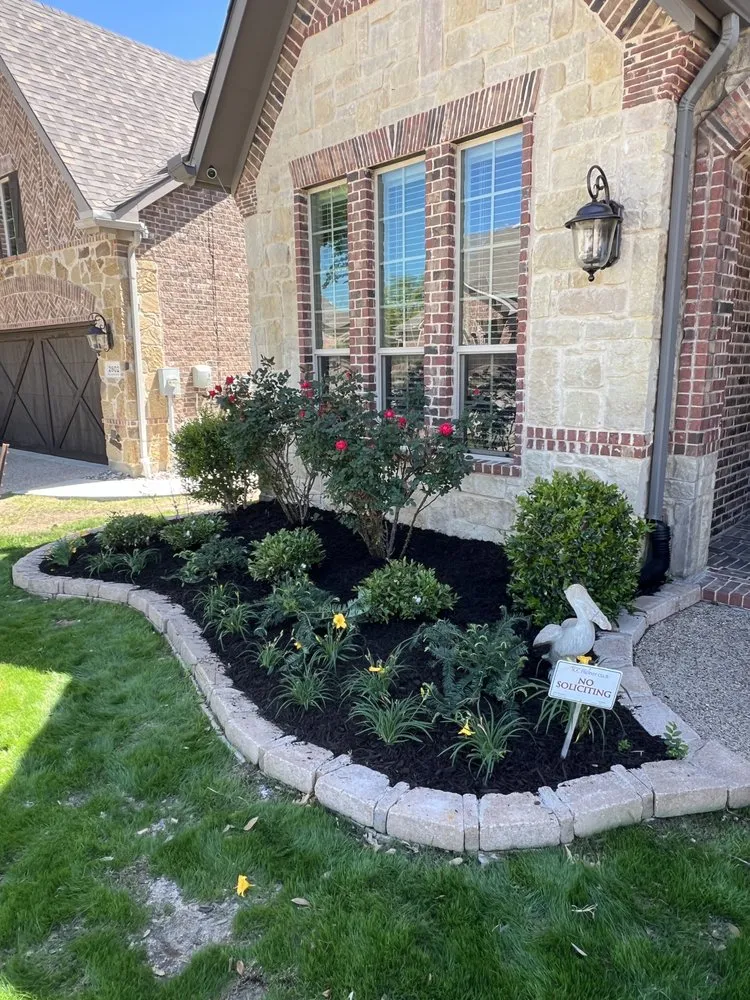 Trusted garden landscaping in Blue Mound, TX by Southern Hemlock