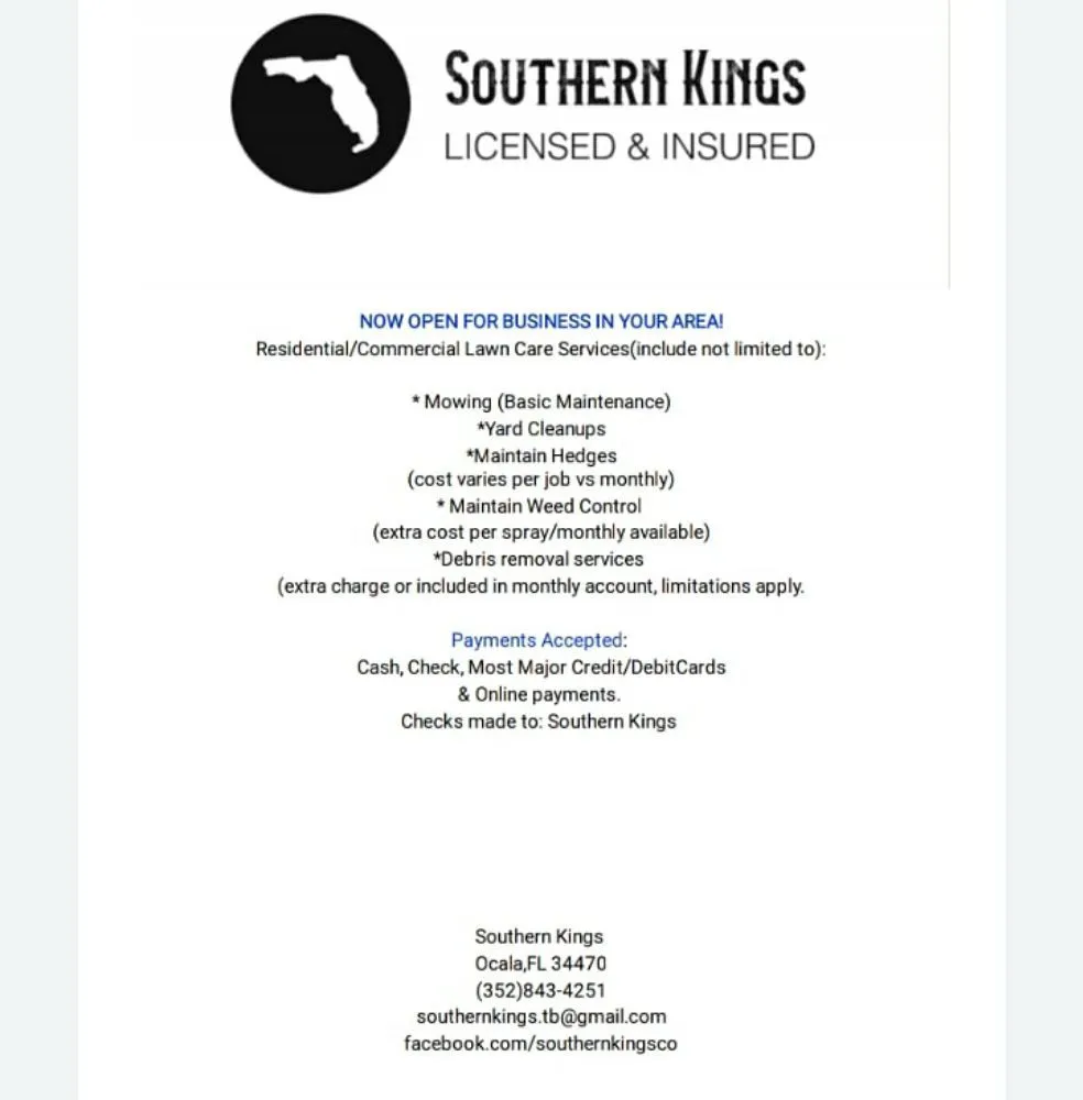 Top-rated lawn care service experts serving Silver Springs, FL - Southern Kings