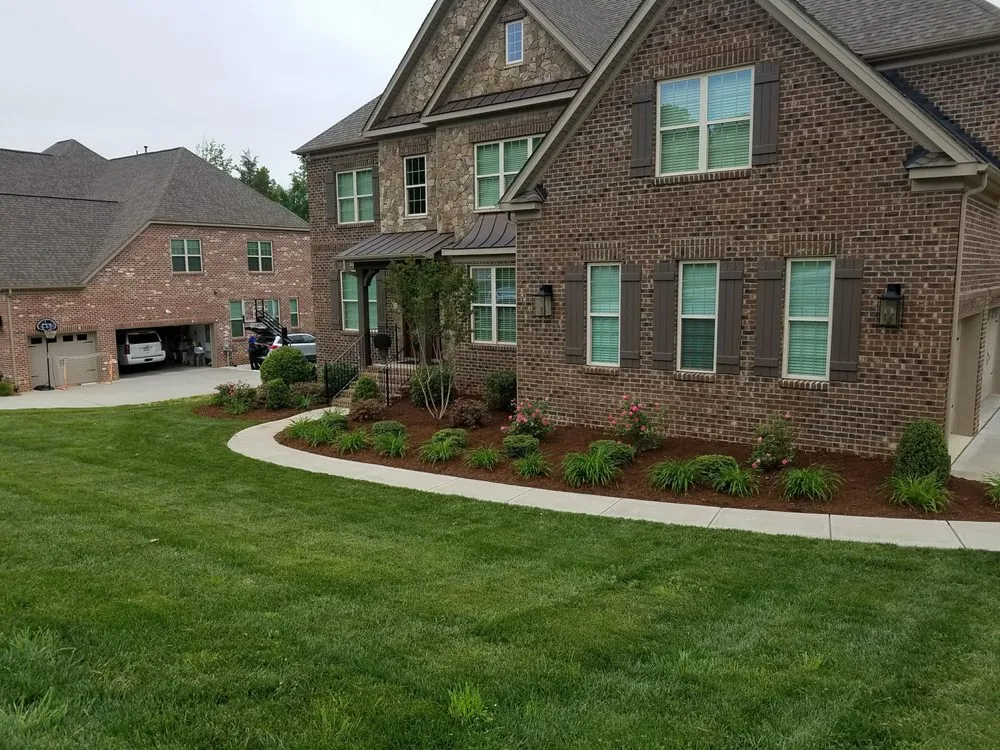 Custom garden landscaping in Monroe, NC by Southern Landscape Company