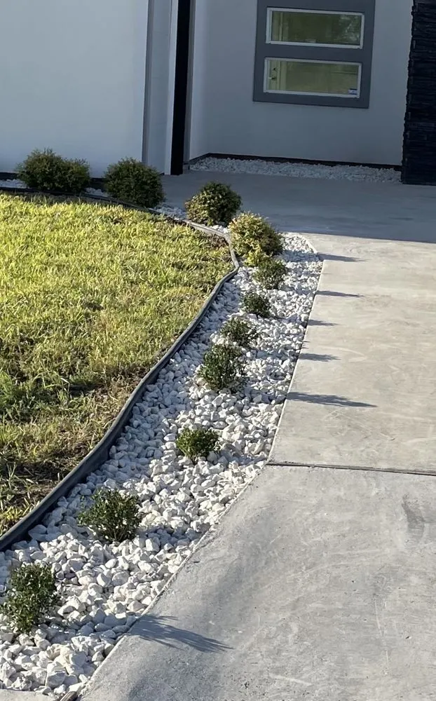 Trusted lawn mowing service with custom design in McAllen, TX by Southern Landscapers