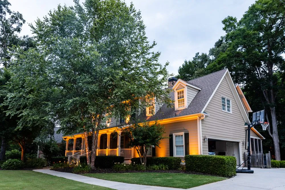 Professional garden landscaping for beautiful yards in Powder Springs, GA by Southern Landscapes and Lighting