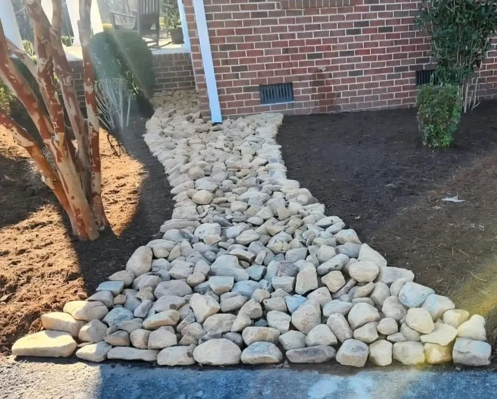 Professional lawn mowing service for homes in Suffolk, VA by Southern Landscaping