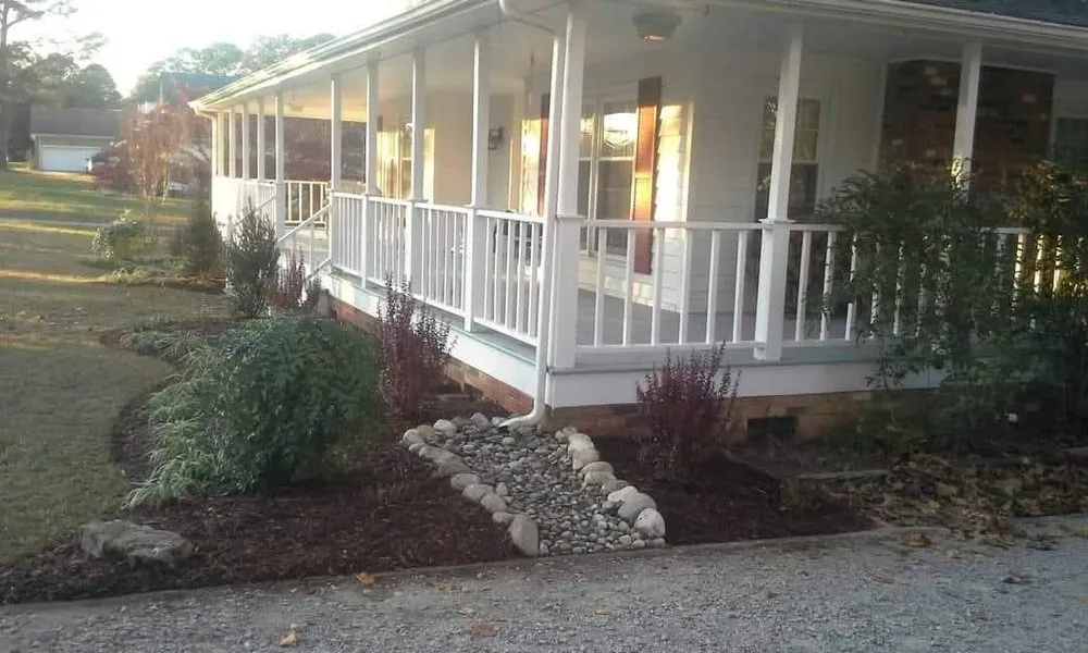 Professional landscape installation in Suffolk, VA by Southern Landscaping