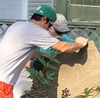 Custom landscape installation for outdoor upgrades in Suffolk, VA by Southern Landscaping