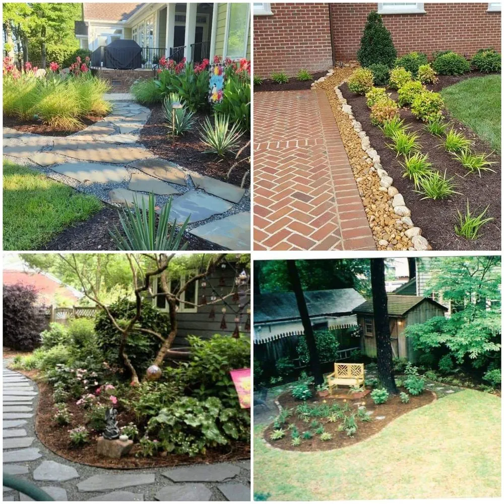 Professional garden landscaping in Suffolk, VA by Southern Landscaping