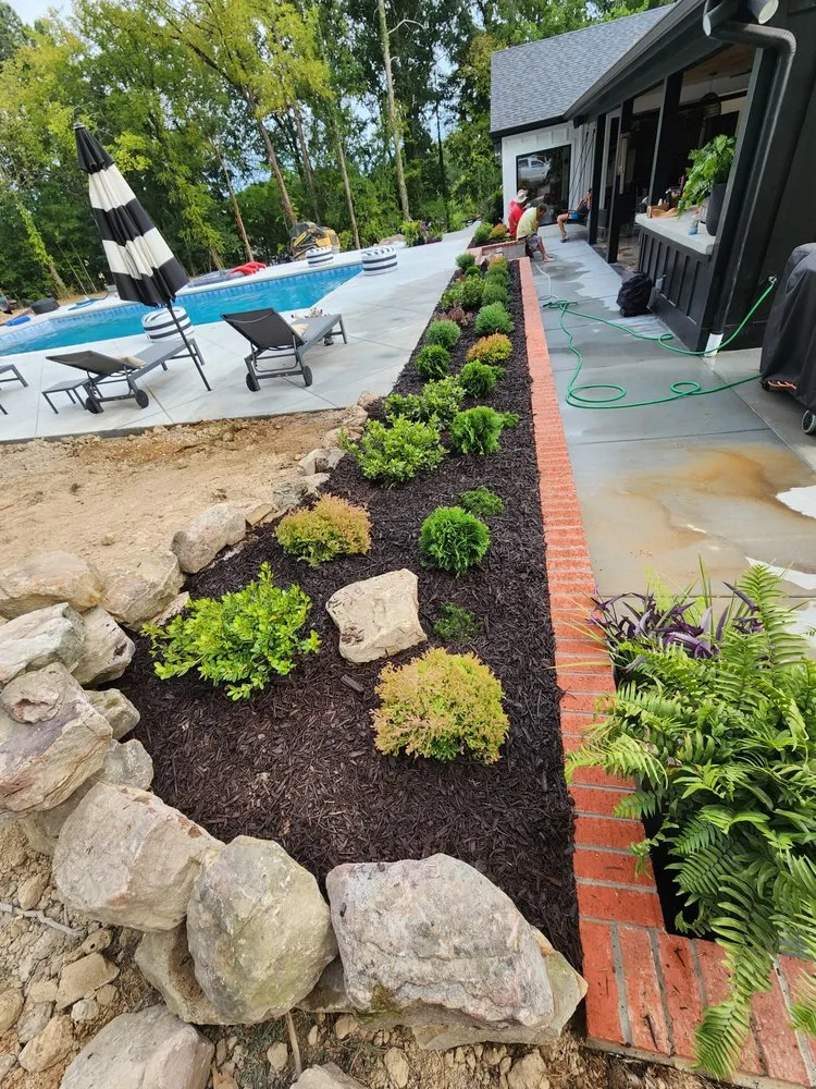 Professional garden landscaping for residential properties across Chickamauga, GA - Southern Lawn And Tree Maintenance