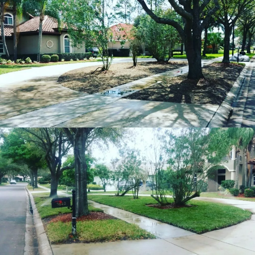 Top-rated residential landscaping in Orlando, FL by Southern Lawn Maintenance