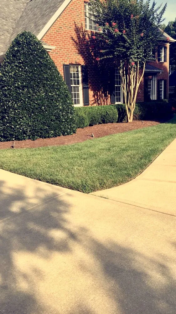 Custom residential landscaping in Butner, NC by Southern Oaks