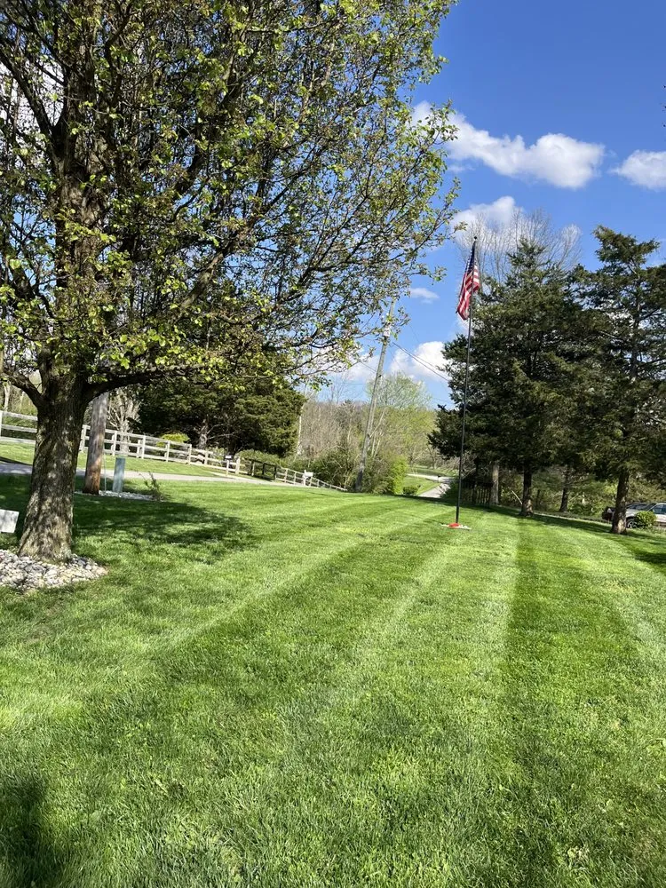 Custom landscape installation in Fayetteville, OH - Southern Ohio Ground Works
