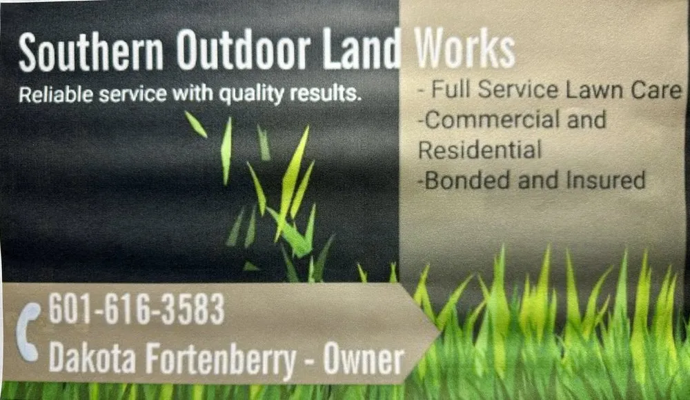 Reliable lawn care service for homes in Raleigh, MS by Southern Outdoor Land Works
