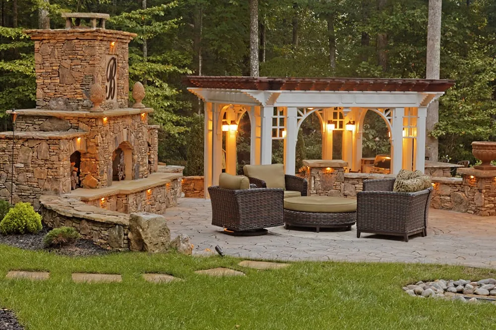 Custom landscape installation for homes across Summerfield, NC - Southern Outdoor Living