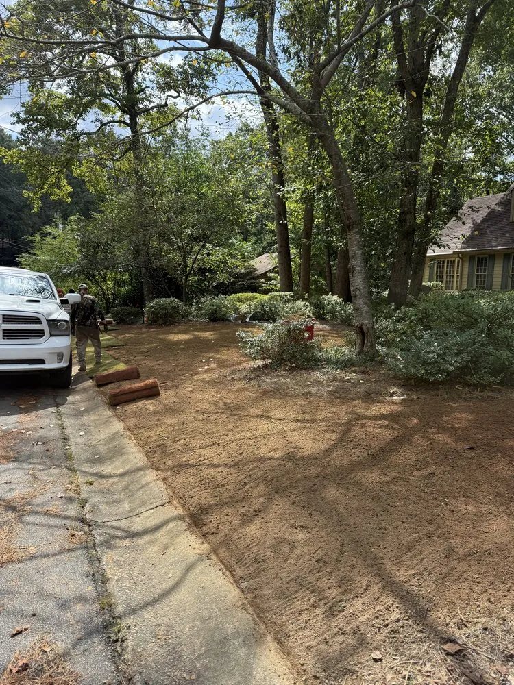 Custom landscape design for year-round maintenance in Marietta, GA by Southern Outdoor Solutions
