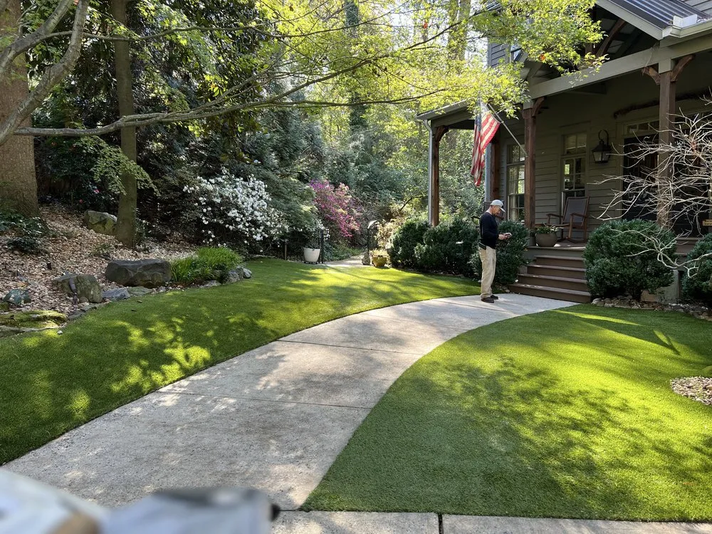 Expert landscaping services for residential properties in Marietta, GA by Southern Outdoor Solutions