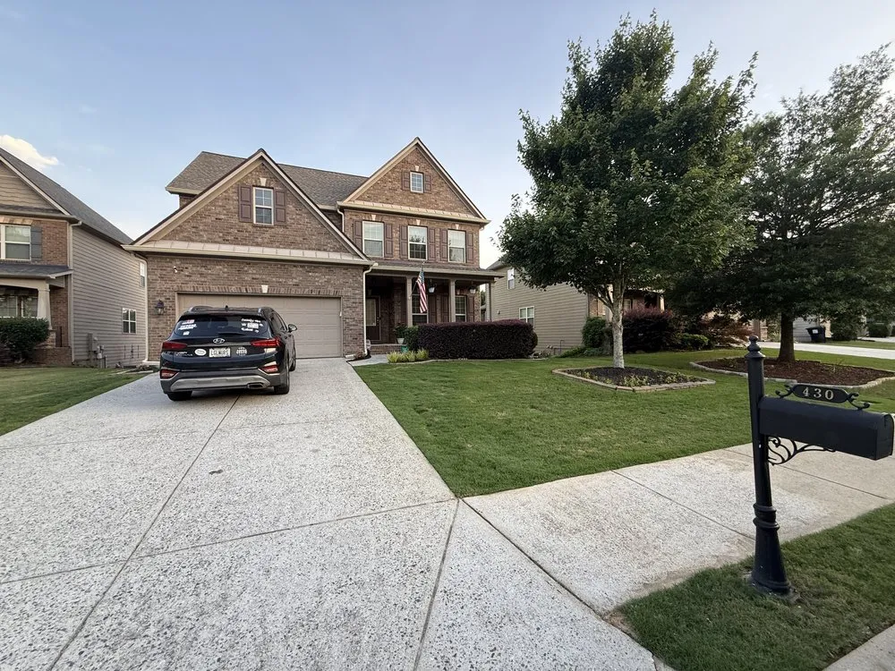 Professional garden landscaping for homes in Marietta, GA by Southern Outdoor Solutions