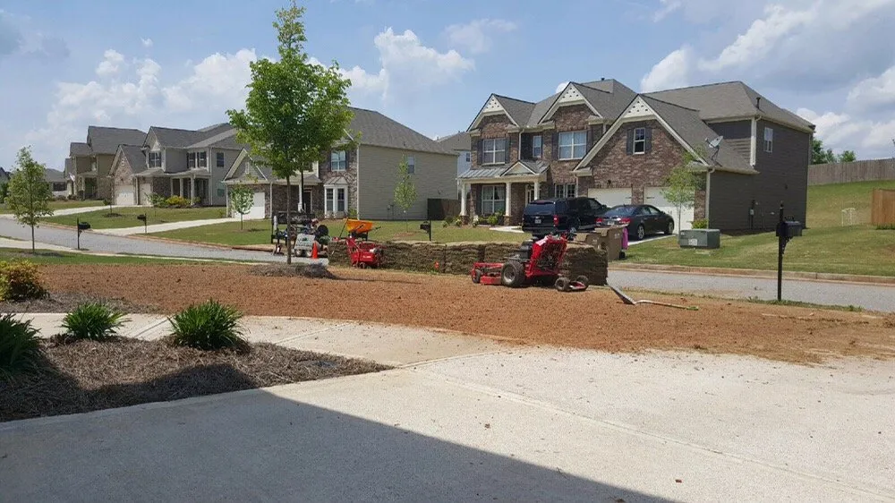 Custom landscaping services in Lilburn, GA by Southern Pines Landscaping