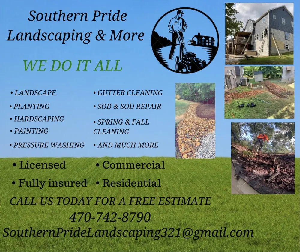 Local landscaping services for year-round maintenance across Newnan, GA - Southern Pride Landscaping