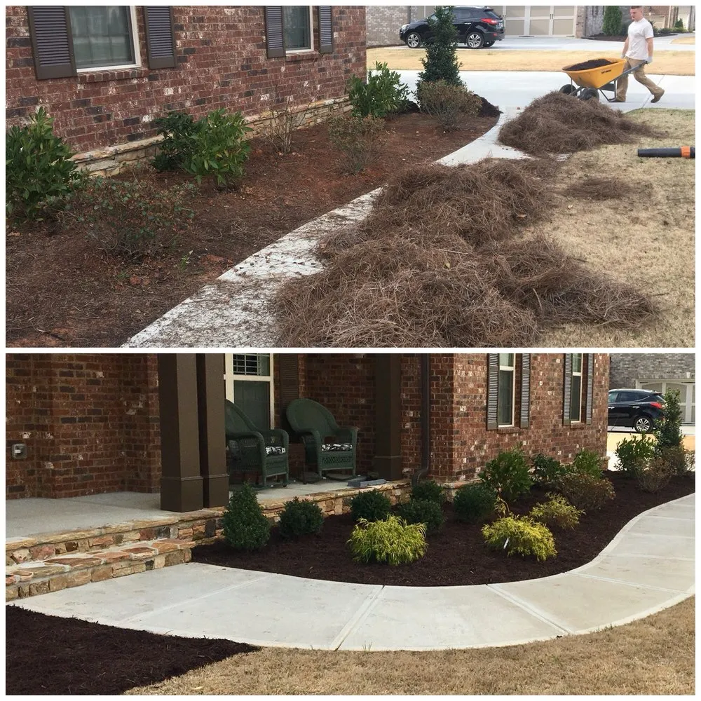 Reliable yard cleanup service for beautiful yards in Acworth, GA by Southern Roots Landscaping