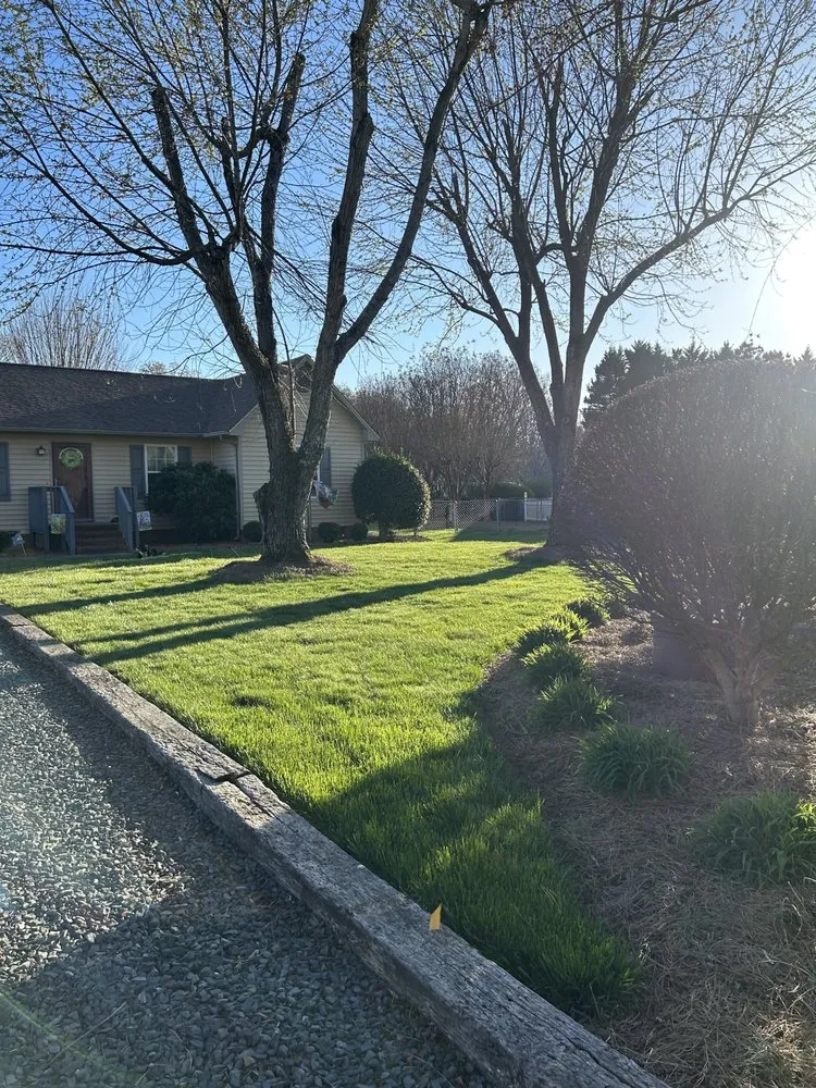 Custom lawn care service for beautiful yards in Browns Summit, NC by Southern Roots Landscaping