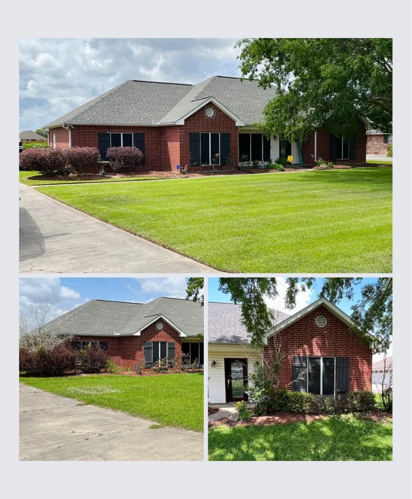 Custom yard maintenance in Youngsville, LA by Southern Roots Lawn Maintenance