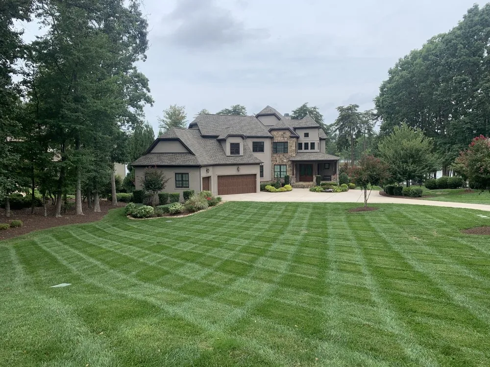 Local garden landscaping in Statesville, NC by Southern Roots Lawncare