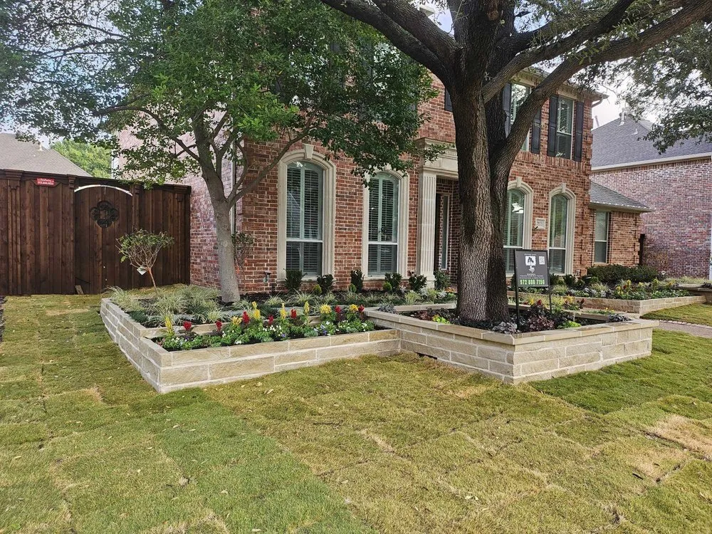 Custom outdoor landscaping for beautiful yards in Emory, TX by Southern Roots Remodeling