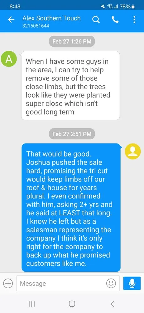 Reliable lawn mowing service in Melbourne, FL - Southern Touch Landscaping