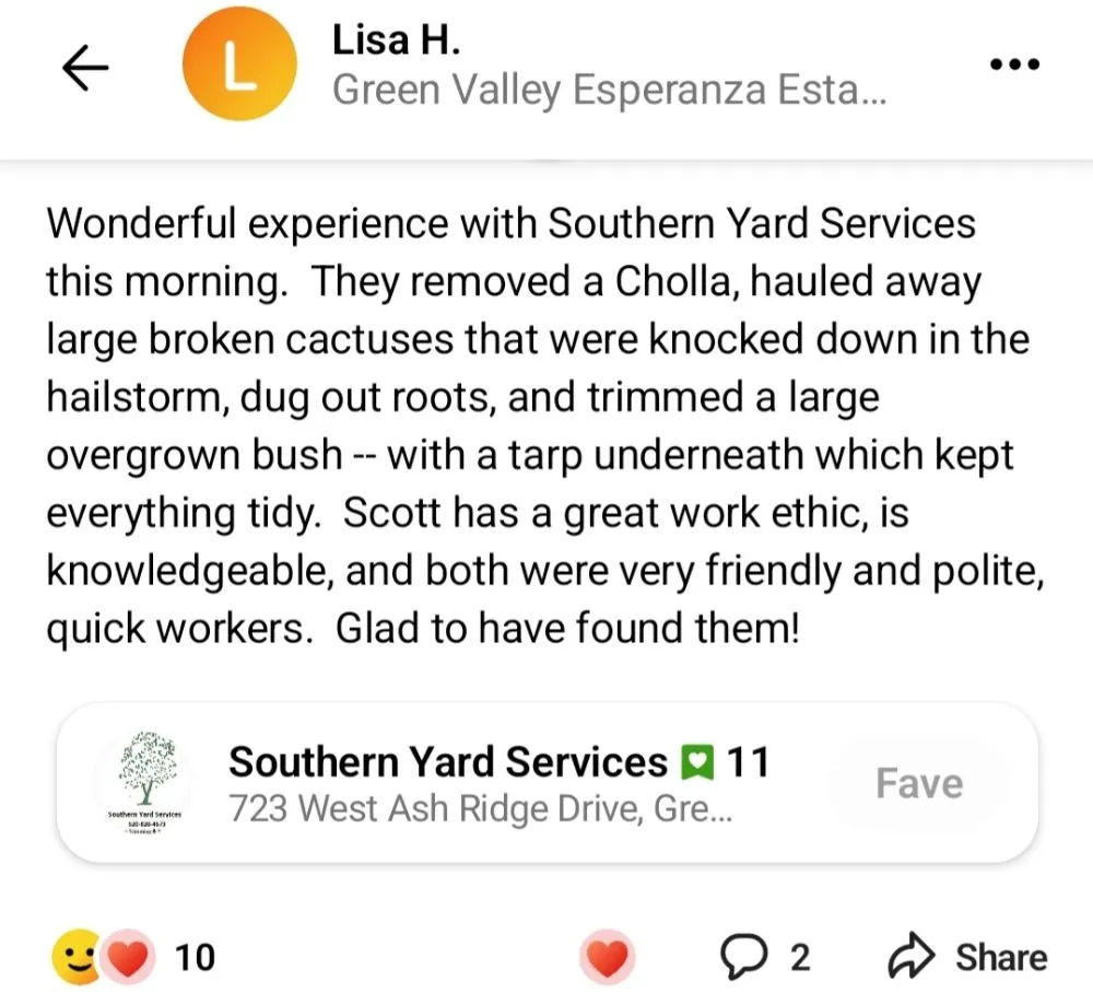 Professional lawn mowing service with custom design across Amado, AZ - Southern Yard Services