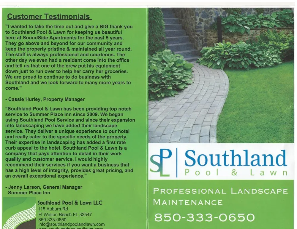 Affordable garden landscaping in Fort Walton Beach, FL - Southland Pool & Lawn