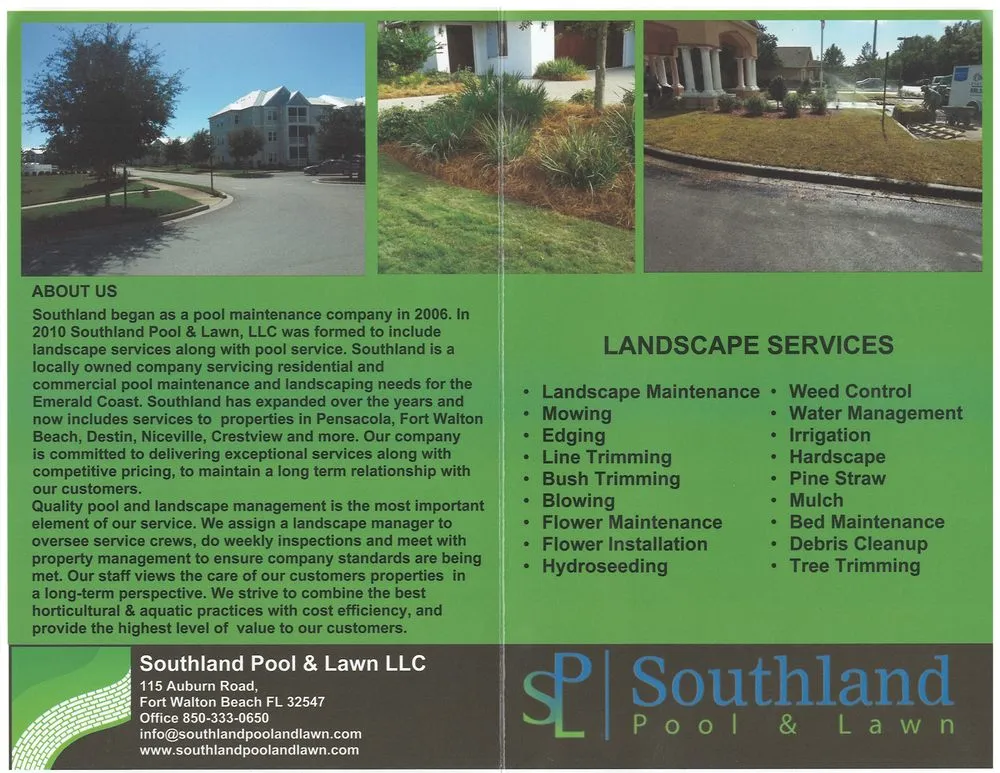 Expert lawn care service in Fort Walton Beach, FL - Southland Pool & Lawn