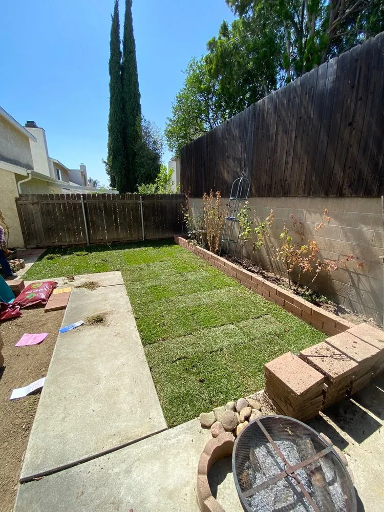 Affordable garden landscaping in Oxnard, CA by Southland Sod Farms