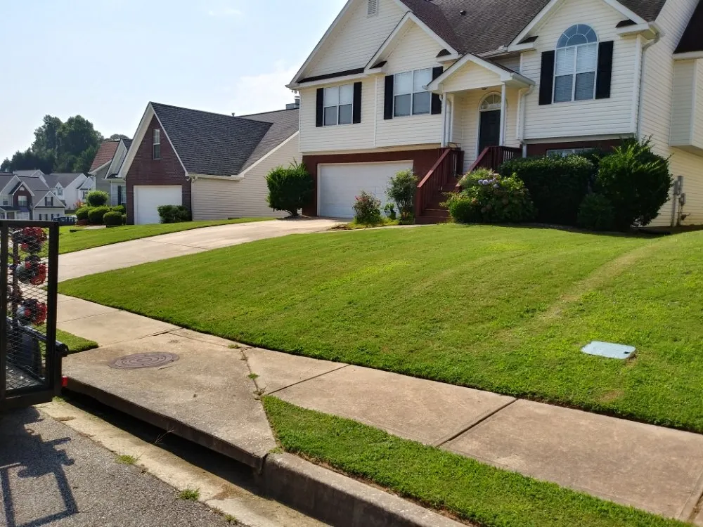Custom lawn care service for residential properties across McDonough, GA - SouthSide Solutions