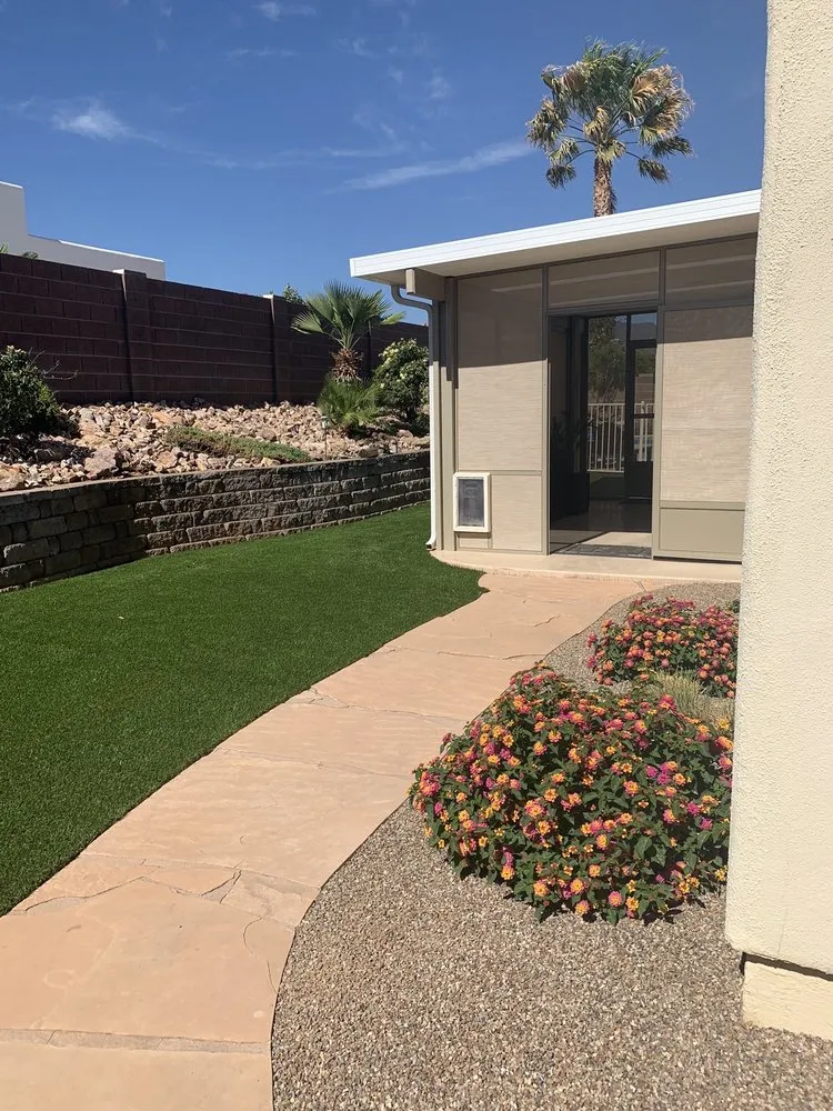 Professional landscaping services with custom design in Sierra Vista, AZ by Southwest Desert Images