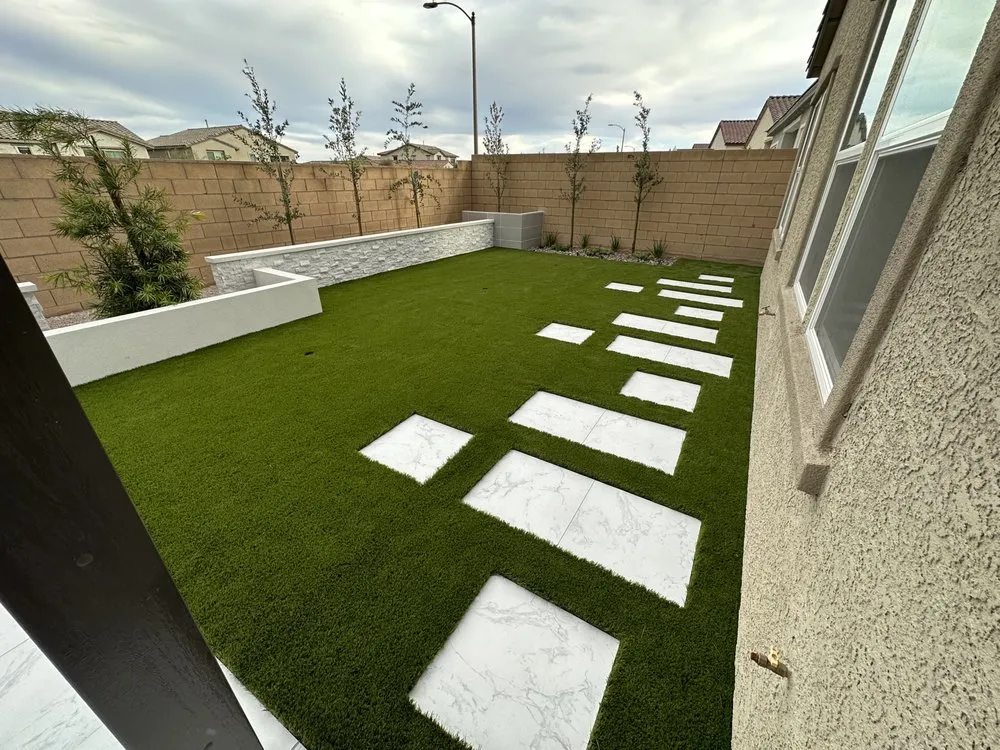 Expert outdoor landscaping with custom design in Las Vegas, NV by Southwest Lawnscape