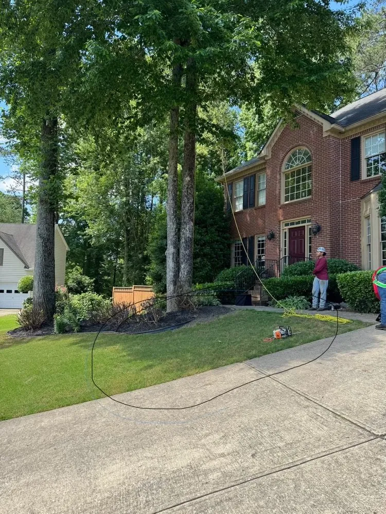 Custom landscape installation for beautiful yards in Marietta, GA by Southwest Tree Professionals