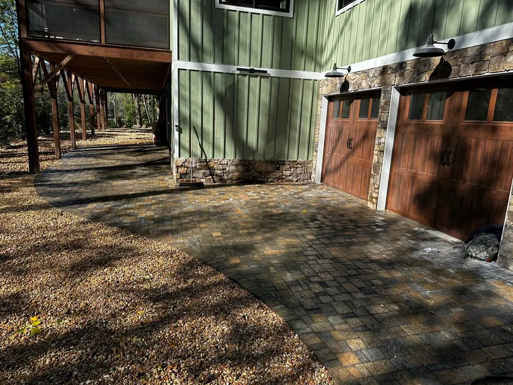 Local landscape design with custom design in Hendersonville, NC by Southwinds Landscape Company