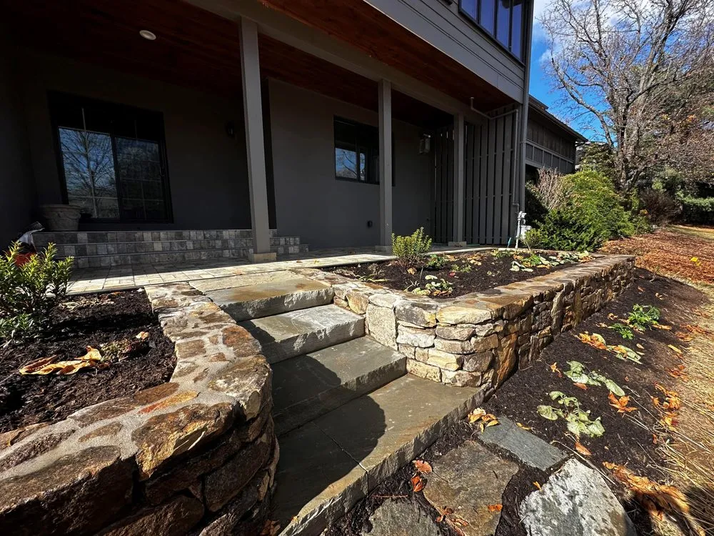 Custom garden landscaping in Hendersonville, NC - Southwinds Landscape Company