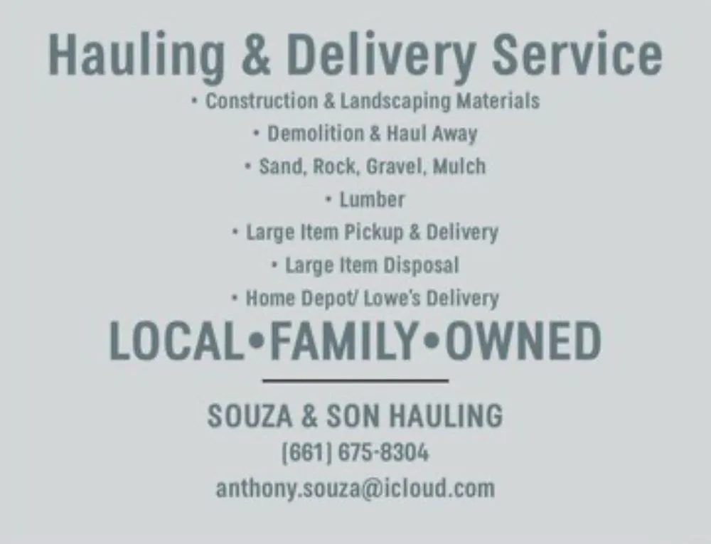 Affordable yard maintenance in Lancaster, CA - Souza & Son Earthworks