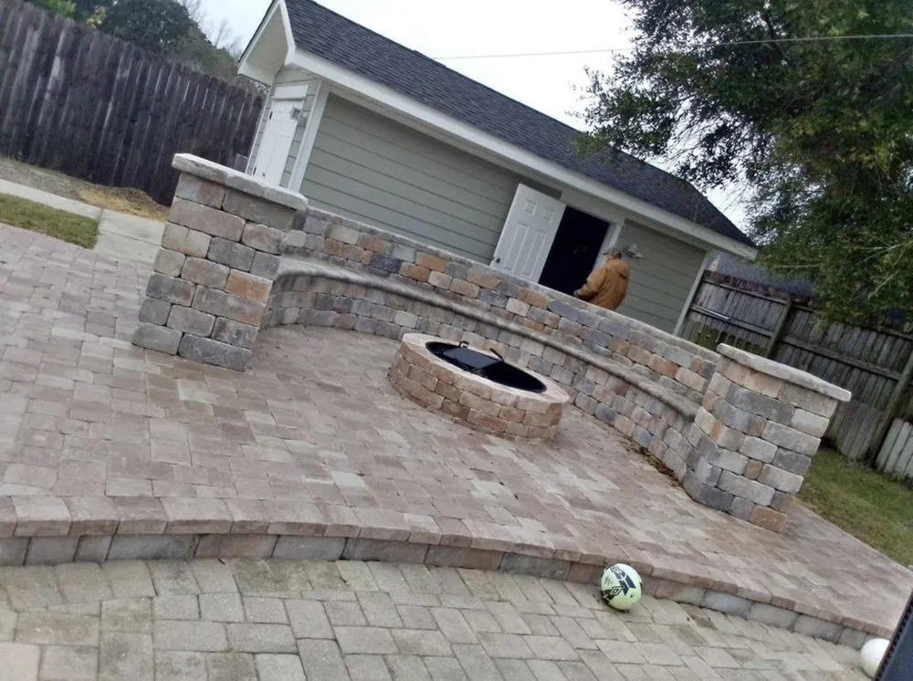 Professional residential landscaping in Lynn Haven, FL by Souza Brick Pavers