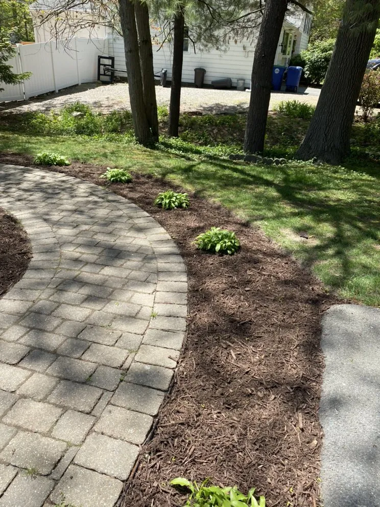 Custom garden landscaping in Quincy, MA by Sovereign Building Services