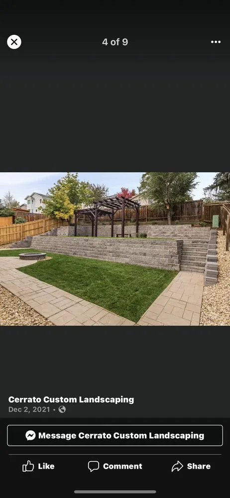 Professional garden landscaping in Colorado Springs, CO by Sovereign Designs