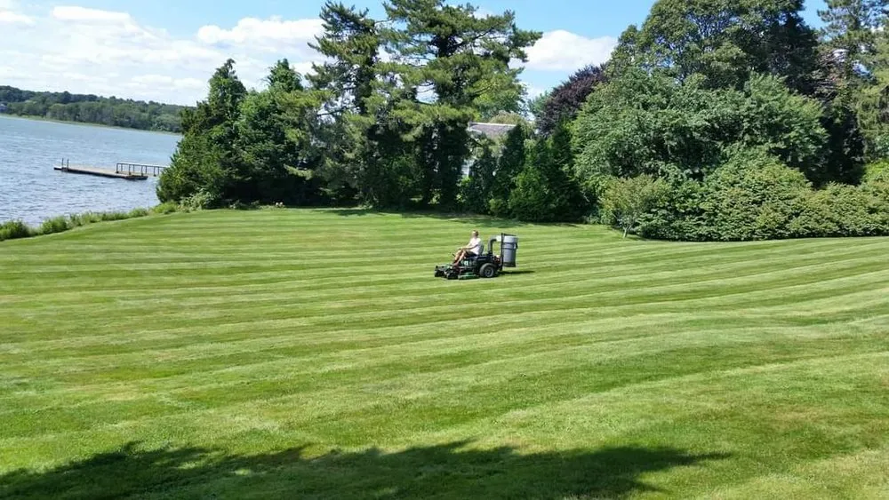 Local garden landscaping with custom design in Kingston, MA by Sovereign Homescapes