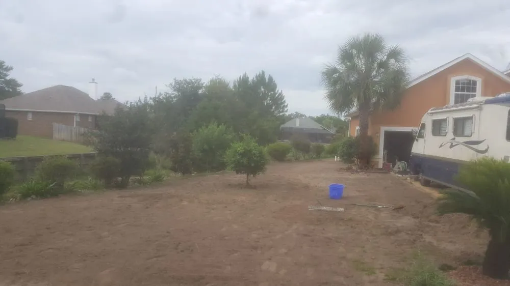 Reliable yard cleanup service for residential properties in Gulf Breeze, FL by Sowing Seeds Lawn Service