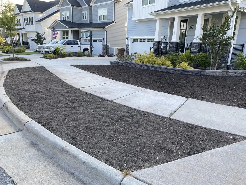 Reliable landscape installation in Sanford, NC by SP Concrete, Grading and Landscaping