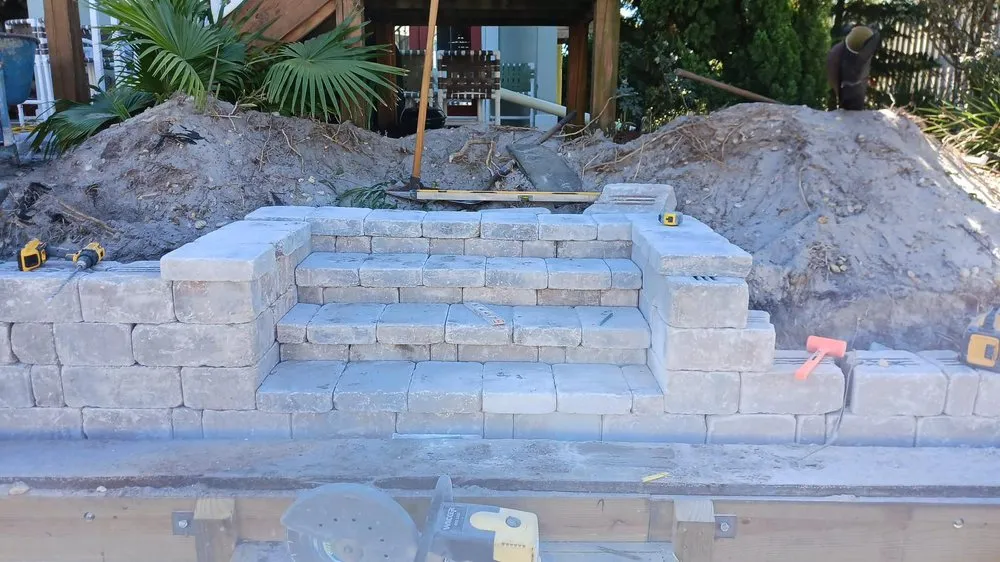 Professional landscape design for year-round maintenance in Navarre, FL by Sp lawn care and landscaping