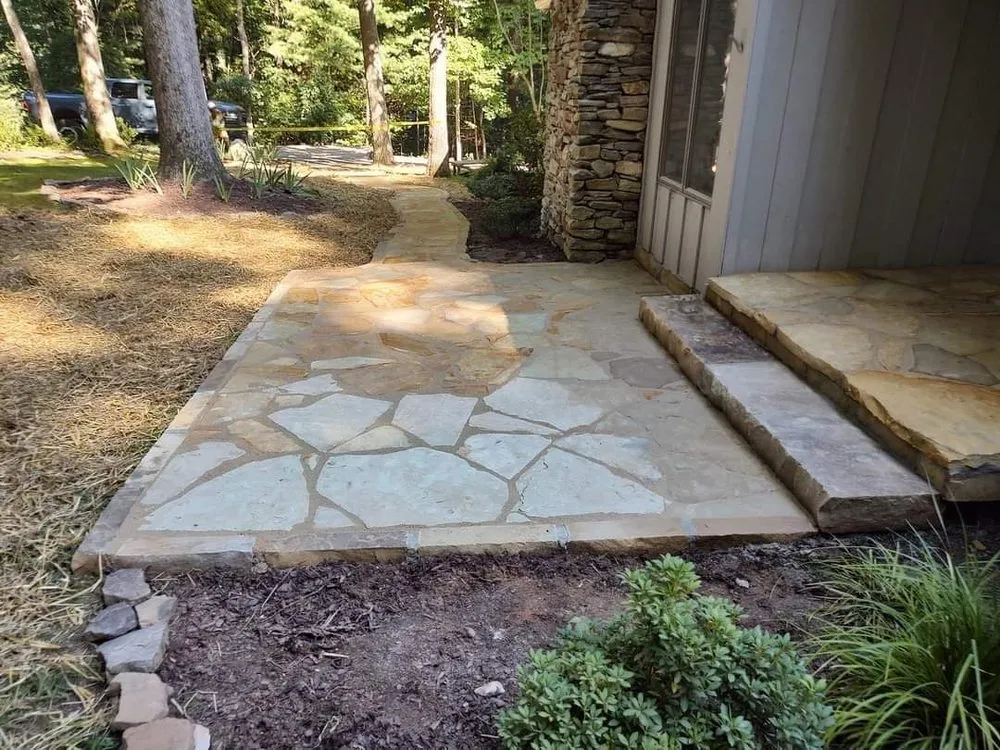 Expert garden landscaping with custom design across Hendersonville, NC - Sp Property Services