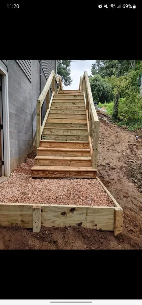 Expert landscaping services for homes in Hendersonville, NC by Sp Property Services