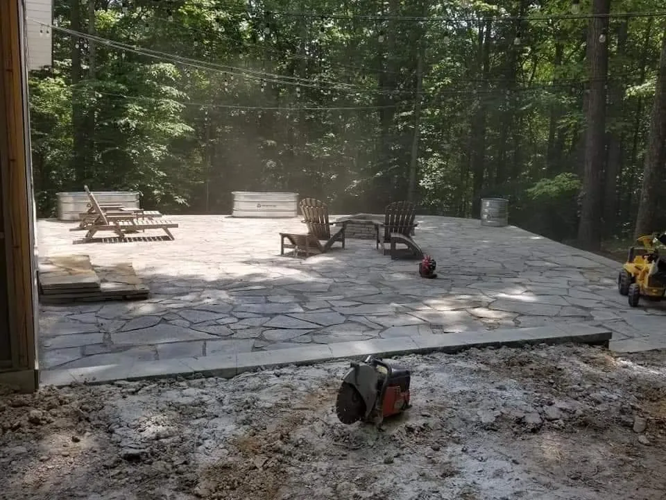 Custom yard cleanup service for residential properties in Nashville, TN by Space Landscaping