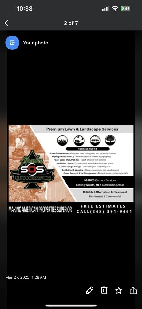 Affordable residential landscaping in Wixom, MI by Spades Outdoor Services