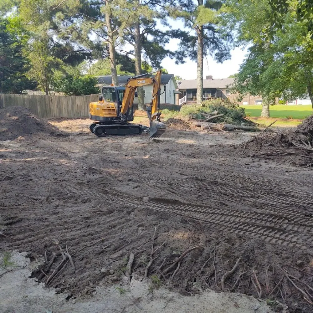Professional outdoor landscaping in Macclesfield, NC by Spain's Land Development