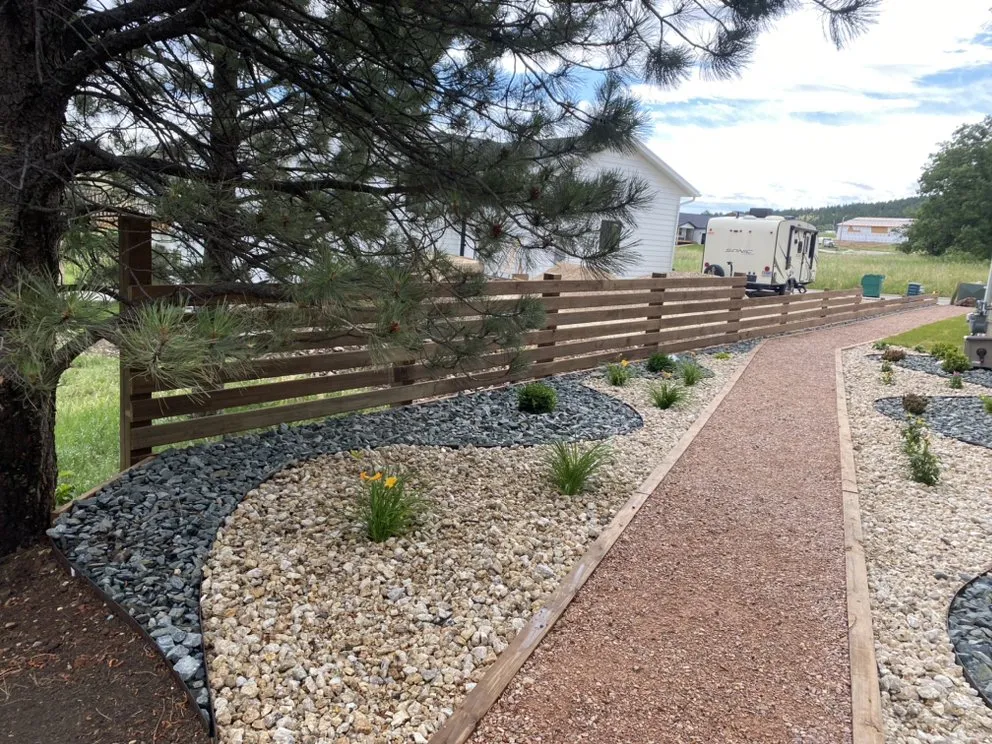 Local landscape installation in Rapid City, SD by Spark Landscaping